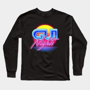 GUI Nights - Retro Long Sleeve T-Shirt